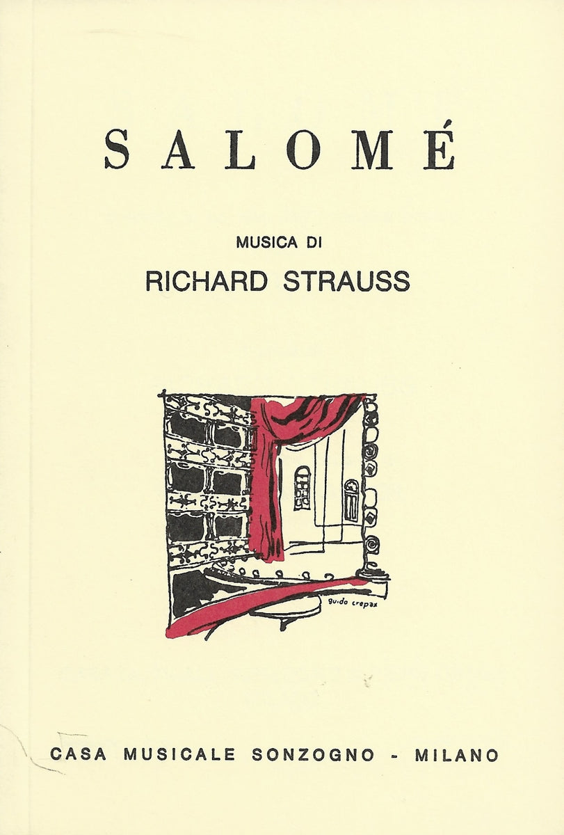 STRAUSS Salomè, libretto [it] Bongiovanni Musica