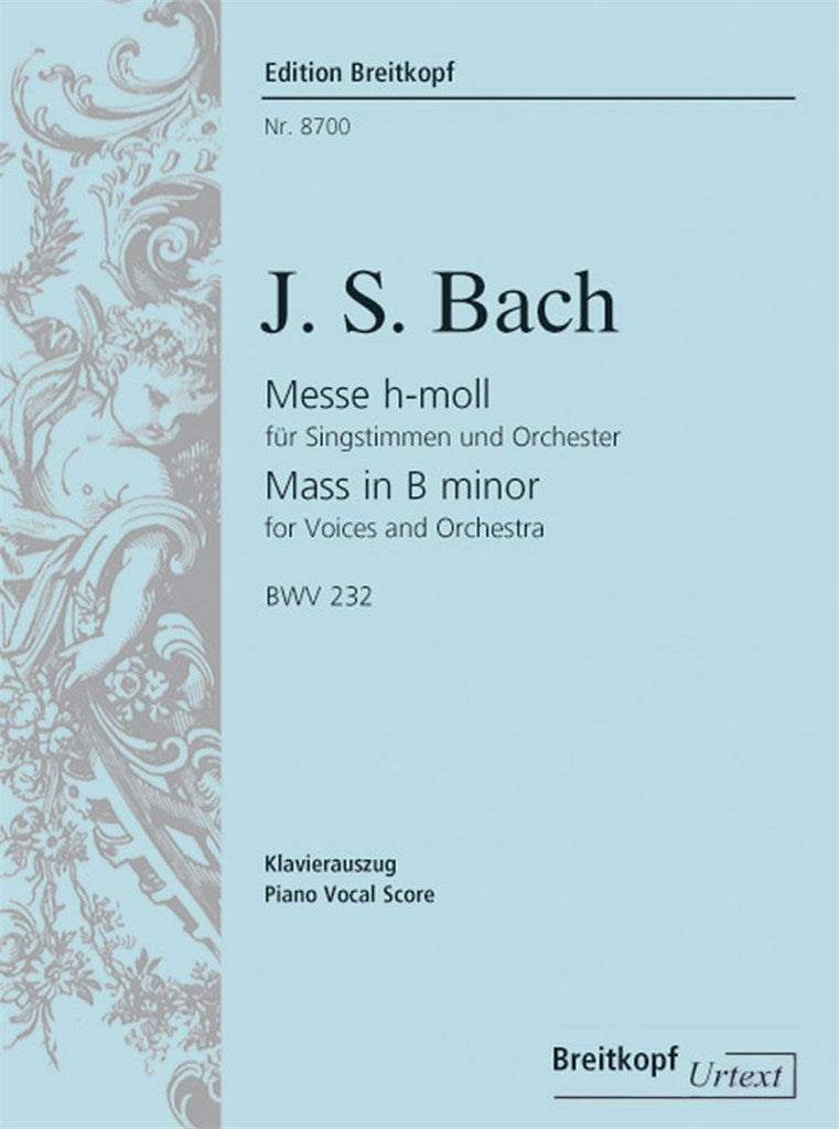 BACH Messa in Si Minore, rid. per canto/pf [lat] Bongiovanni Musica