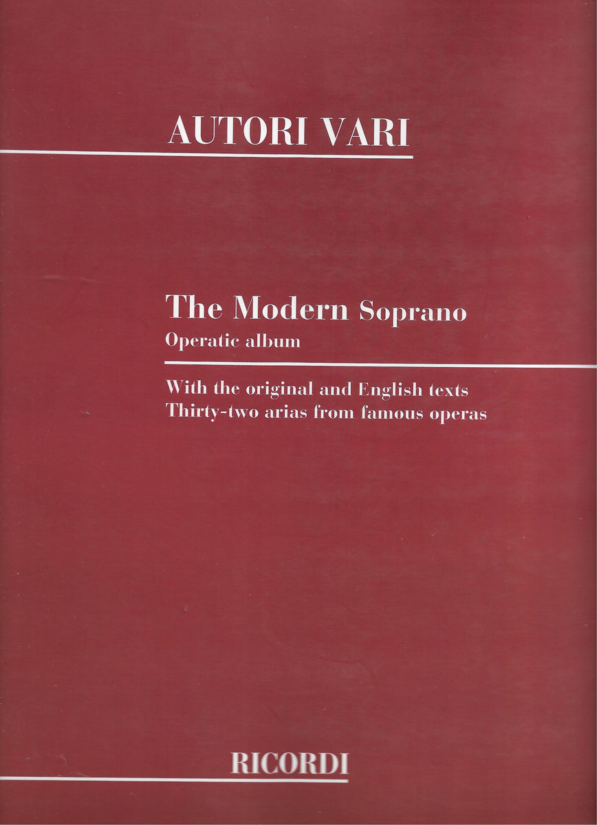 AA. VV. - Modern Soprano Operatic Album – Bongiovanni Musica