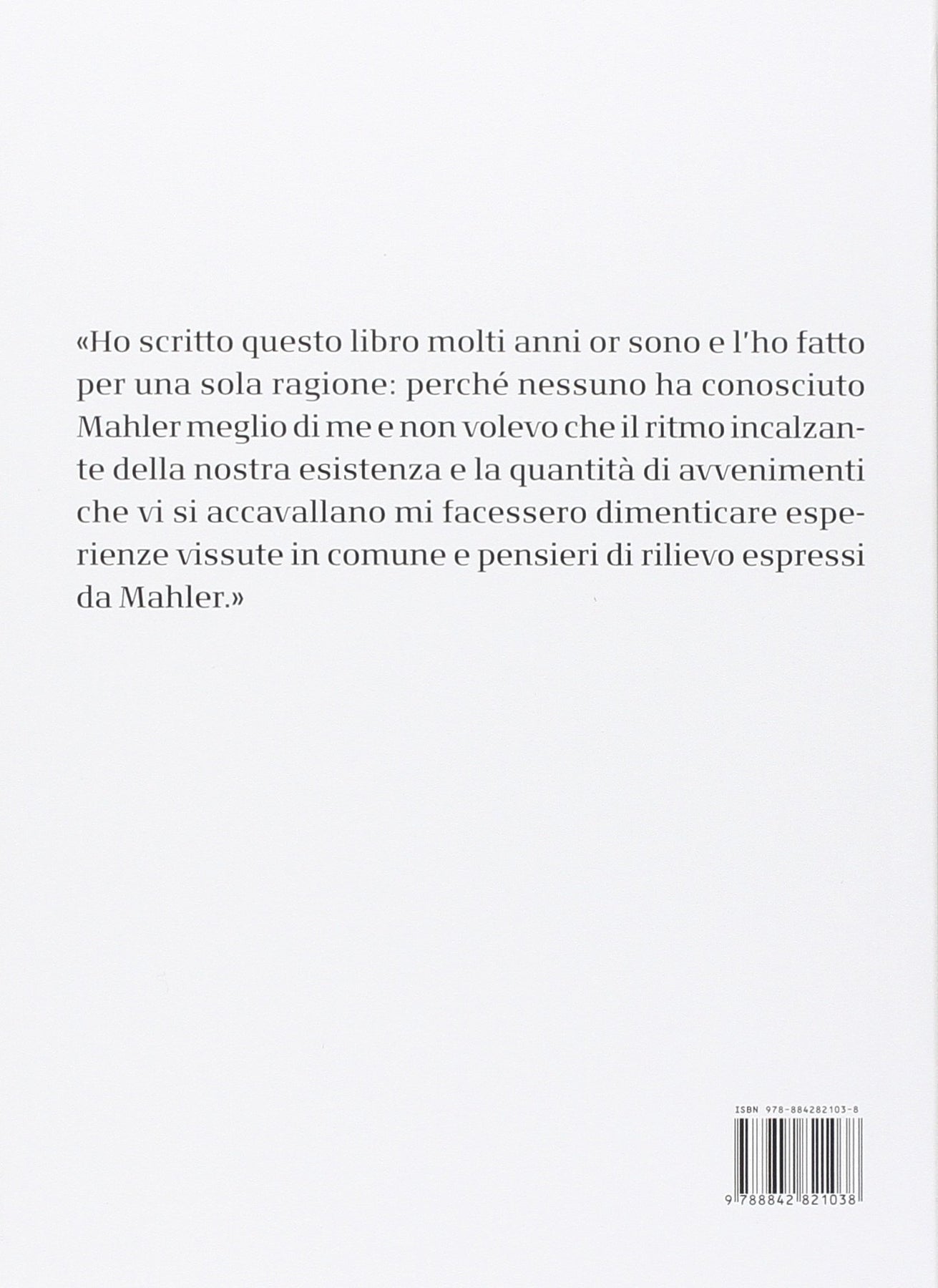 MAHLER - Gustav Mahler • Ricordi e lettere – Bongiovanni Musica