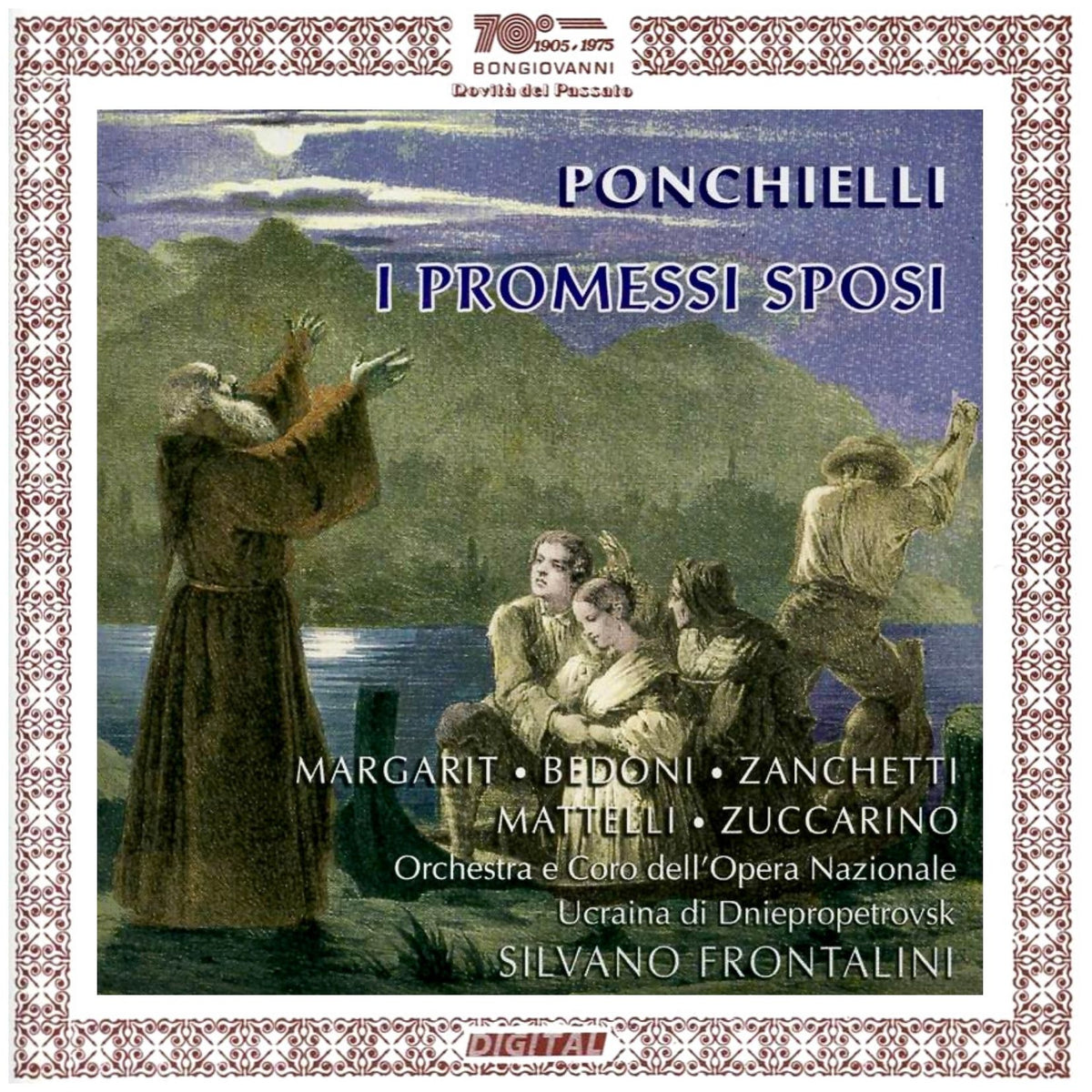 PONCHIELLI I promessi sposi Bongiovanni Musica