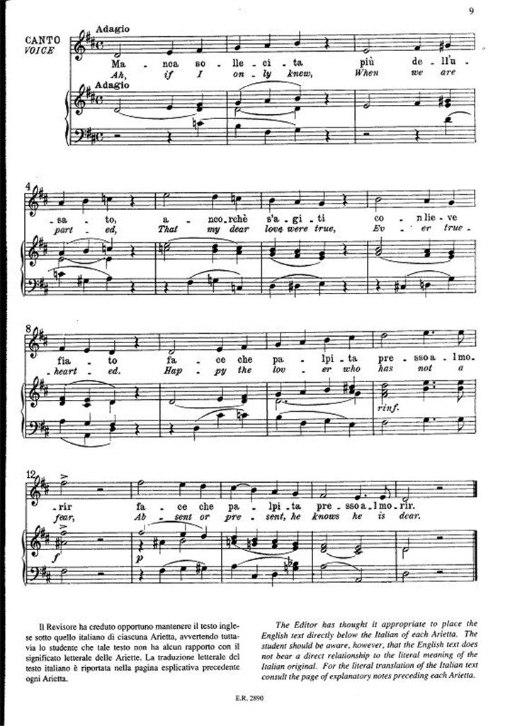 VACCAJ Metodo pratico di canto per soprano o tenore CD Bongiovanni Musica